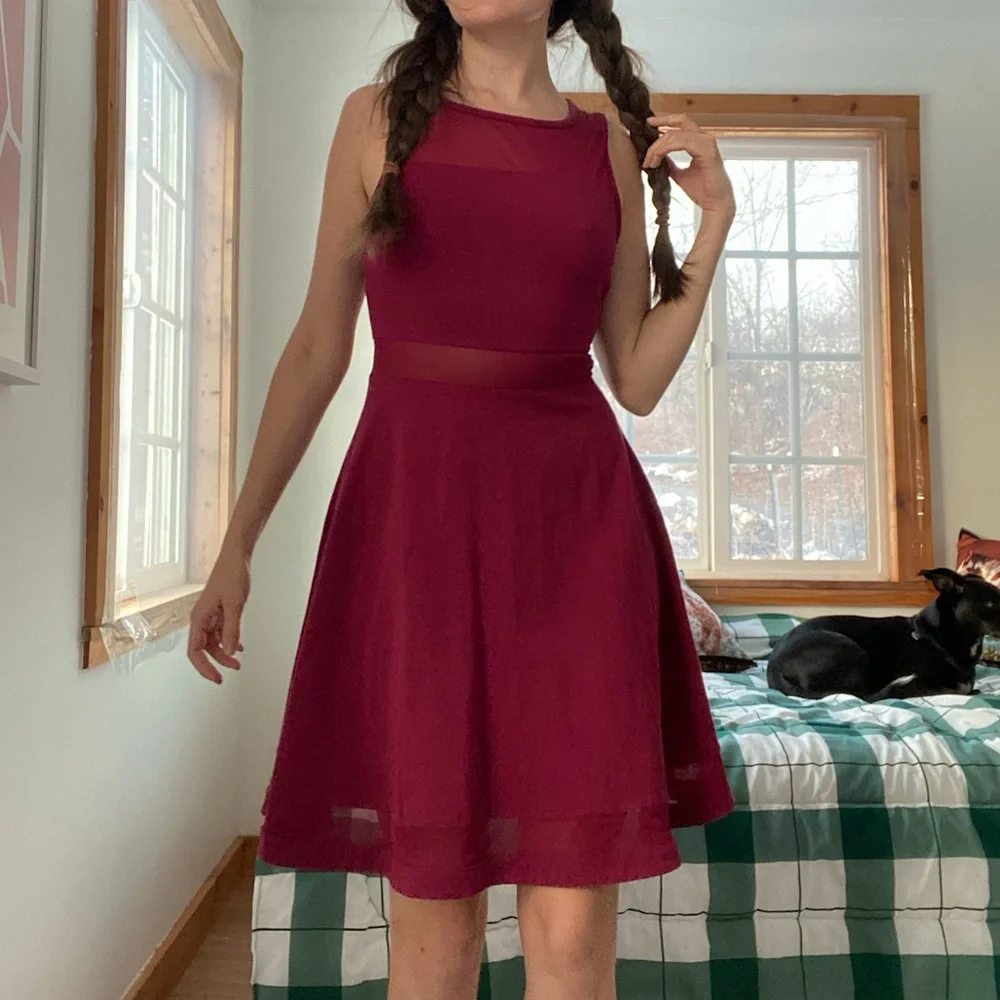Illusion A-Line Express Dress - Picture 1 of 3